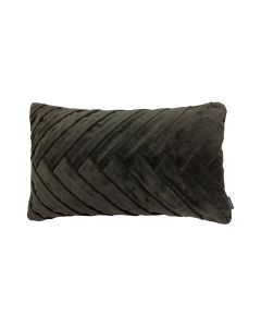 Folded coussin brun 30x50cm 