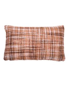 Yara coussin marron rose 30x50cm 