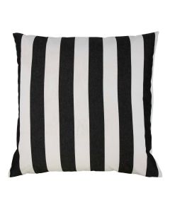 Lef big stripe outdoor cushion dark grey 60x60cm 