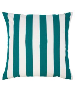 Lef big stripe outdoor cushion petrol 60x60cm 