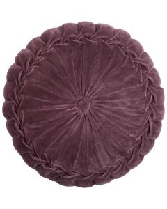 Kanan Velvet Kissen mauve dia40x10cm 