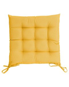 St. Maxime Coussin de chaise d'extérieur jaune 40x40cm+3cm 