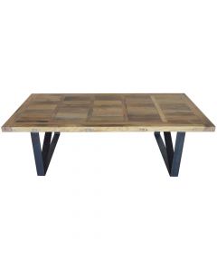 Coffee table 150x80 cm Recycled elm wood Manhattan Bridge