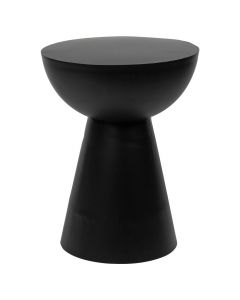 Table en metal noir mat 40x40xh50cm