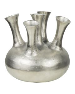 tulip vase silver 32cm*