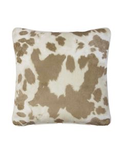 Royal Velvet cushion cow beige 50x50 cm