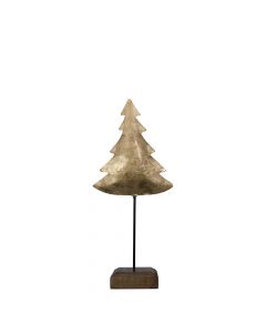 staande kerstboom goud 28cm*