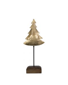 staande kerstboom goud 35cm*