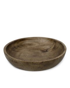 bowl mango wood 25x25x5cm