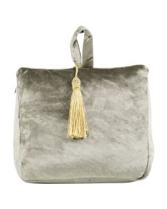 butoir de porte velours beige 18cm