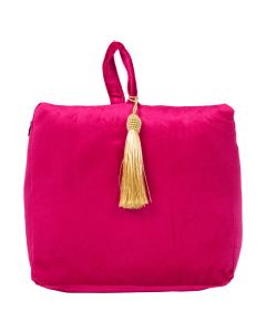 deurstopper fluweel fuchsia 18cm