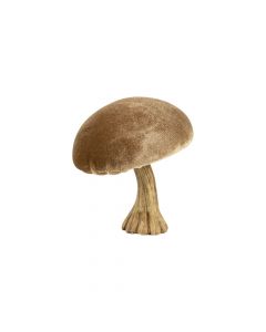 samt dekoration pilz beige 10cm