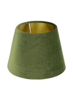 abat-jour velours vert pomme dia 30cm