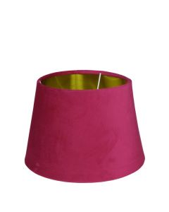 lampshade velvet fuchsia dia 25cm