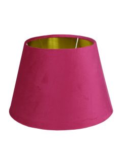 lampenkap fluweel fuchsia dia 30cm