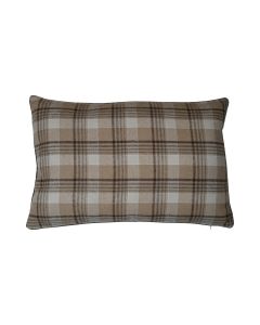 cushion checks beige 40x60cm