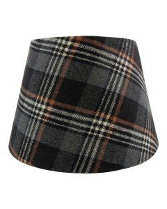 lampshade check grey dia 30cm