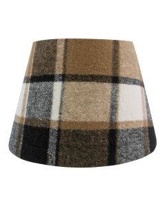 lampshade check black dia 30cm