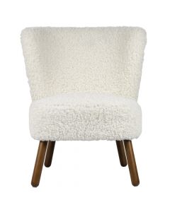 chair curly teddy off-white 60x72x74cm (pallet)