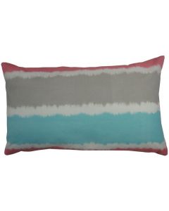 Cushion Tye Dye 30x50 aqua/light rouge