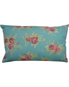 Cushion Coral Sunset 30x50 aqua/rouge