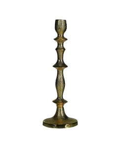 candlestick champagne gold medium h30 dia 10cm