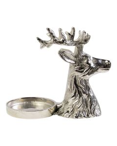 Bottle Holder deer silver 17x20x12cm