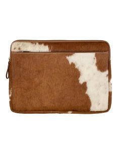 laptop sleeve brown 13inch 25x35cm (bos taurus taurus)