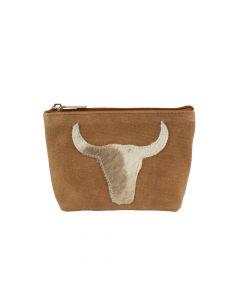 make up tas stier bruin 15cm*