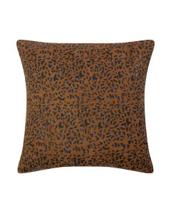 Cushion Goat suede leopard brown 45x45cm (Capra Aegagrus Hircus)