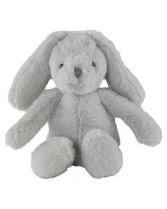 doudou lapin gris 27cm