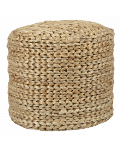 pouf faite à la main toile de jute Ø40cm