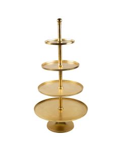 etagere rund gold 4-fach 120cm