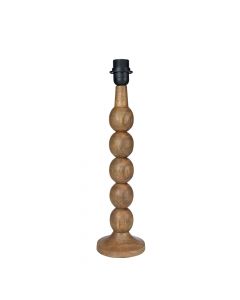 lamp base bulbs mango wood 45cm