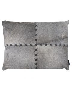 coussin point de couverture vache gris 45x60cm