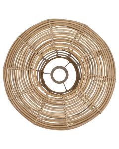 rattan wandleuchte 32cm (incl. elek. kabel)*