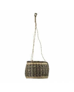 seagrass hanging flowerpot black 20cm*