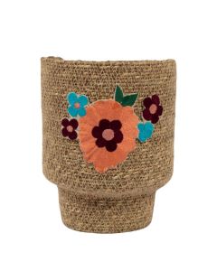 Flowerpot Seagrass joy h20 d15cm