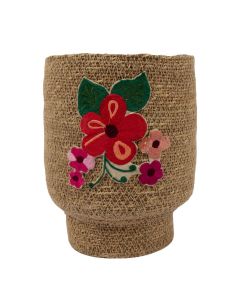 Flowerpot Seagrass joy h25 d20cm