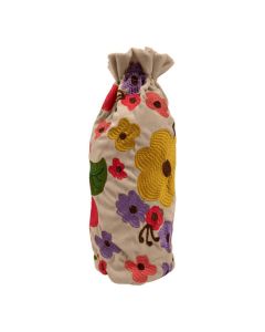 Wine Bottle Cover Joy off blanc h37 x 12cm