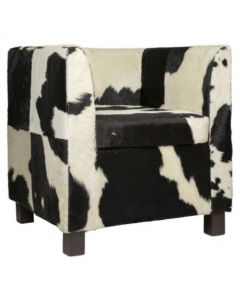 chair club cow black/white 73cm (pallet) (bos taurus taurus)