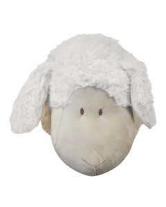 knuffel schaap wandkop 40cm