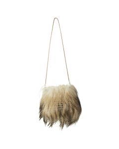 crossbody bag goat tibet long hair 20x25cm (capra aegagrus hircus)