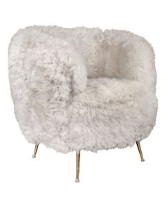 chair new zealand sheep white (self assembly, pallet)