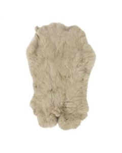 fur rabbit beige 40cm (oryctolagus cuniculus)