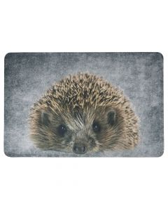 doormat grey hedgehog 75x50cm