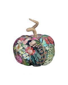 handmade decoration fleury pumpkin peacock colorful small