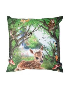 handgemaakt kussen fleury bambi sprookjes 45x45cm