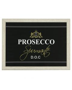 schootkussen wijn prosecco zwart 43cm