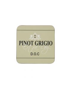 onderzetter wijn pinot grigio beige 10x10cm (6)